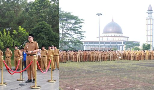 Apel Pagi Pemda KBB : Ade Zakir Tekankan dan Kondusifitas Pasca Pilkada dan Efisiensi Anggaran