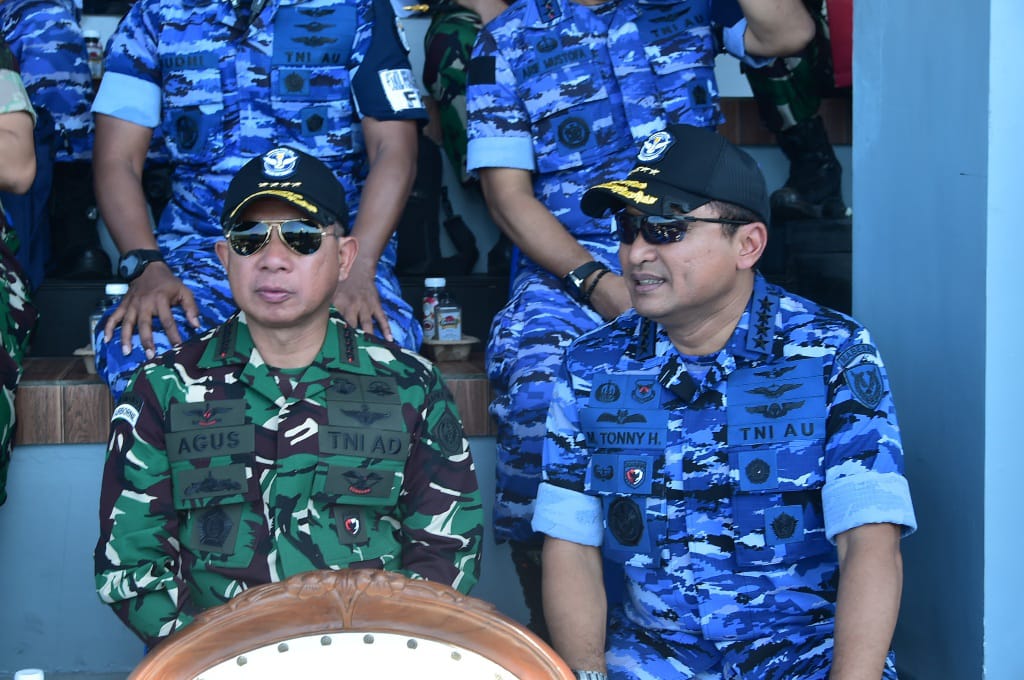 Panglima TNI Hadiri Fire Power Demo (FPD) Dalam Latihan Angkasa Yudha 2024