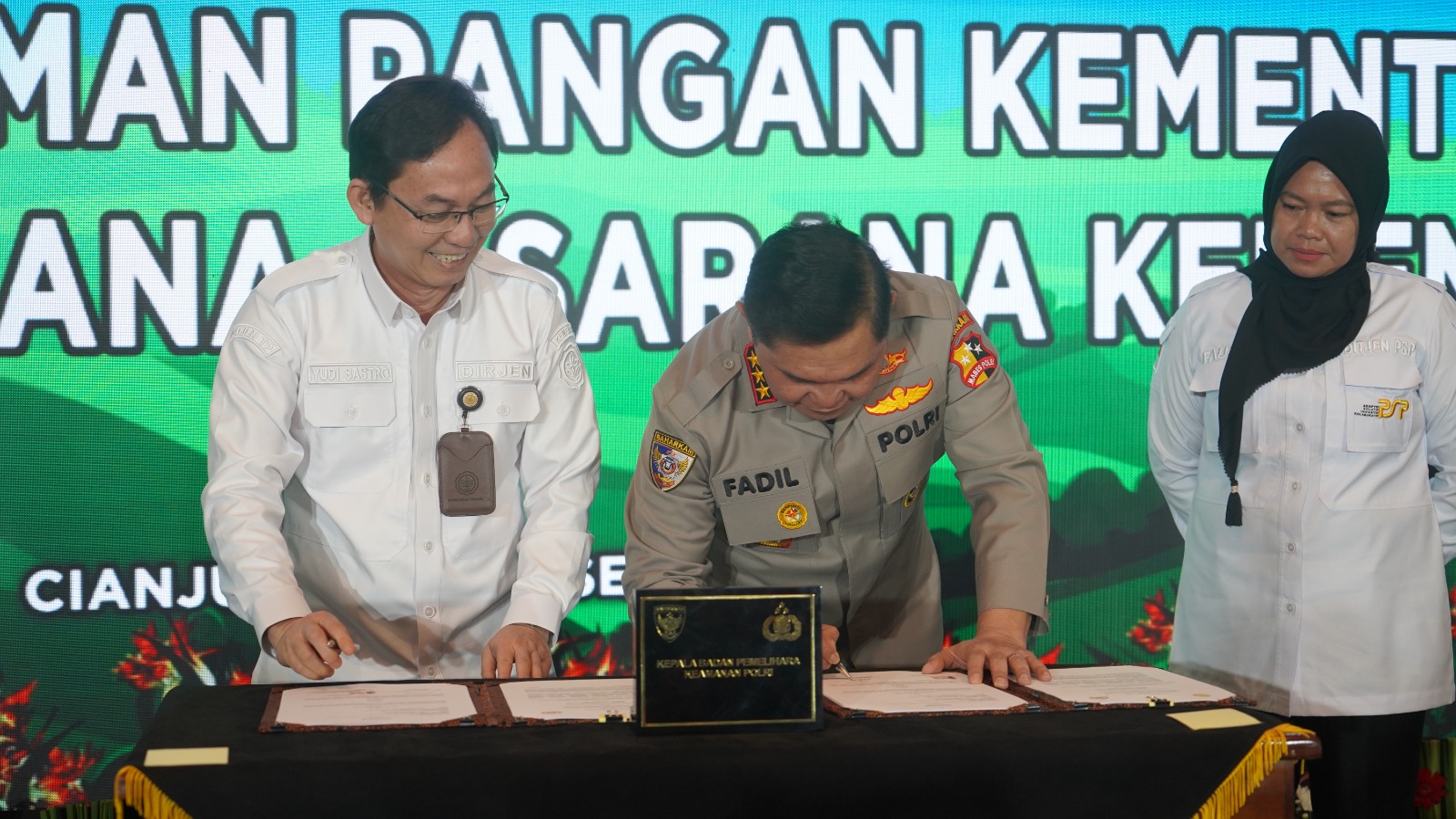 Baharkam Polri Dukung Ketahanan Pangan: Siapkan Proyek Percontohan Komoditas Jagung di Cianjur