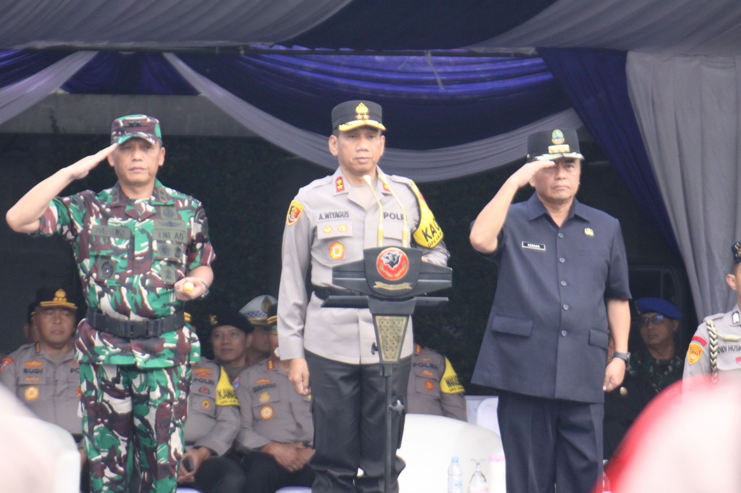 Pangdam III/Siliwangi Hadiri Apel Gelar Pasukan Operasi Lilin-Lodaya 2024