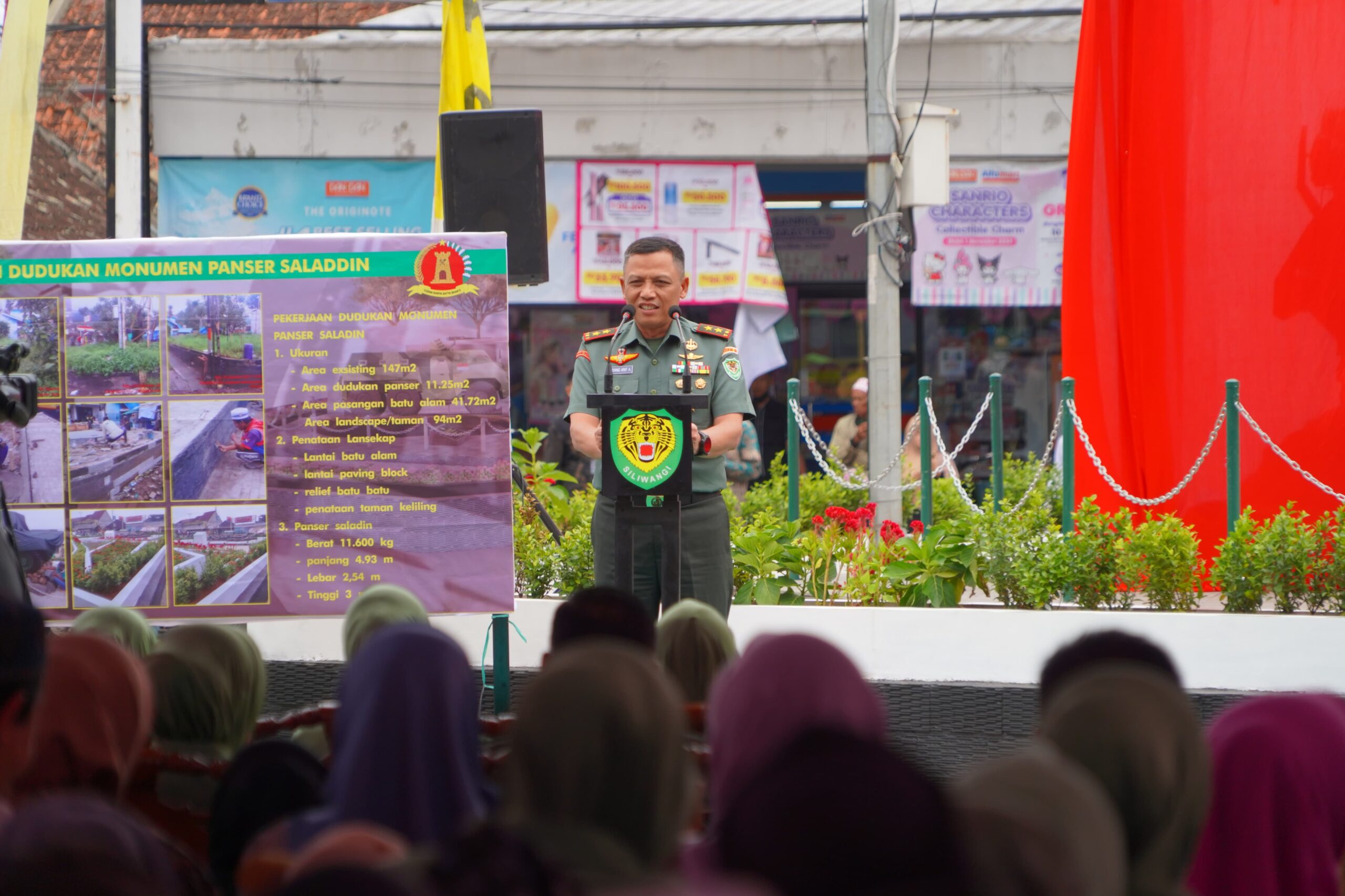 Pangdam III/Siliwangi Resmikan Monumen Panser Saladin di Cililin, Simbol Perjuangan dan Inspirasi Bangsa