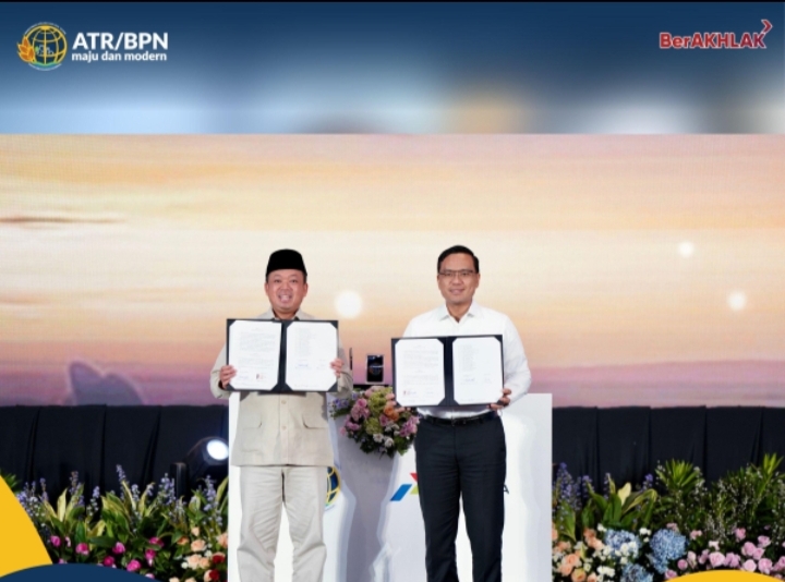 Kementerian ATR/BPN dan PT Pertamina Bersinergi Wujudkan Swasembada Energi melalui MoU Strategis