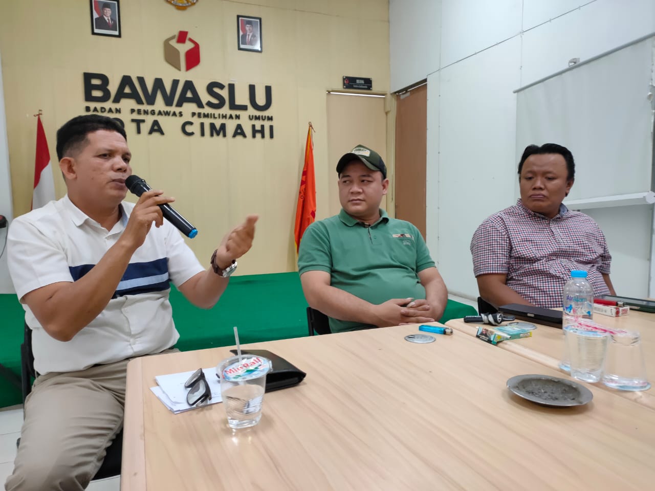 Perkuat Sinergi, PWI Kota Cimahi dan Bawaslu Bahas Kolaborasi Publikasi