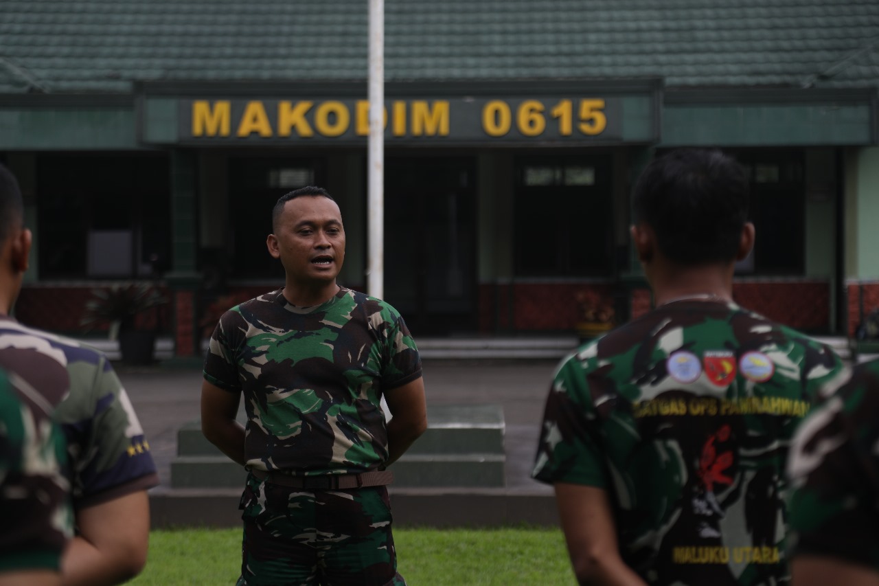 Puluhan Babinsa Kodim 0615/Kuningan Ikuti Latihan Bela Diri Taktis