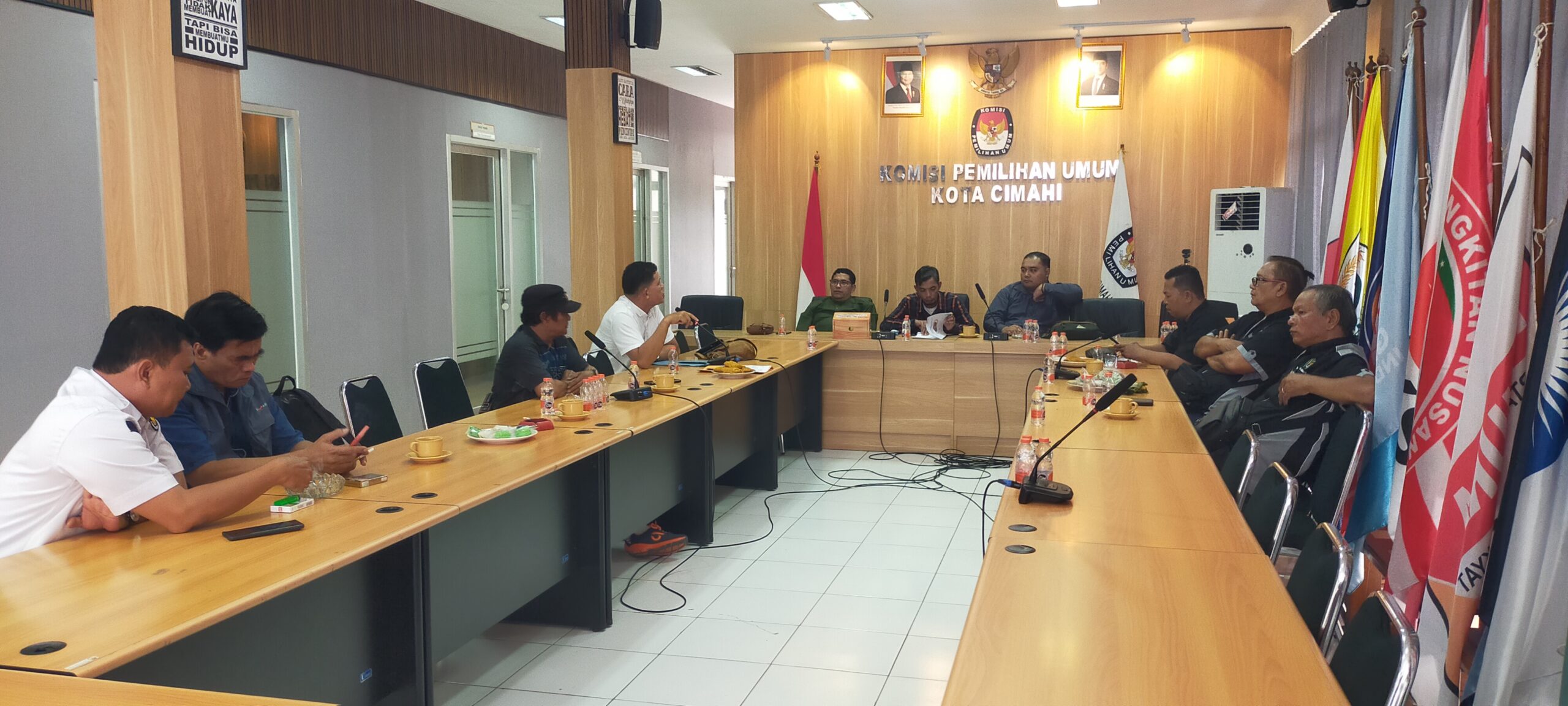 Ketua KPU Cimahi Sambut Baik Kepengurusan Baru PWI Kota Cimahi