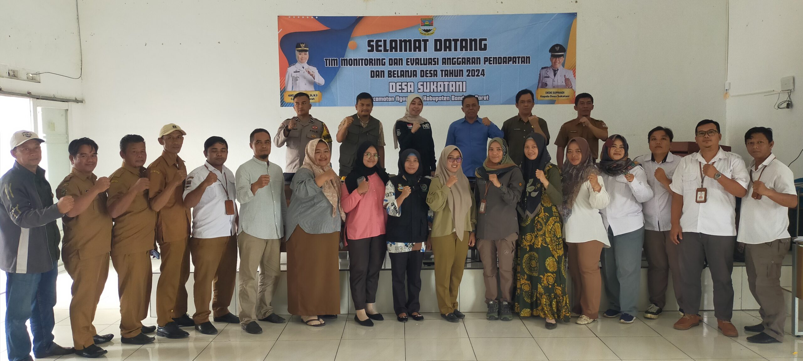 Desa Sukatani Jalani Monev APBDes 2024 oleh Kecamatan Ngamprah