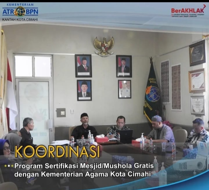 Sinergi ATR/BPN dan Kemenag Kota Cimahi untuk Sertifikasi Tanah Masjid dan Mushola Gratis