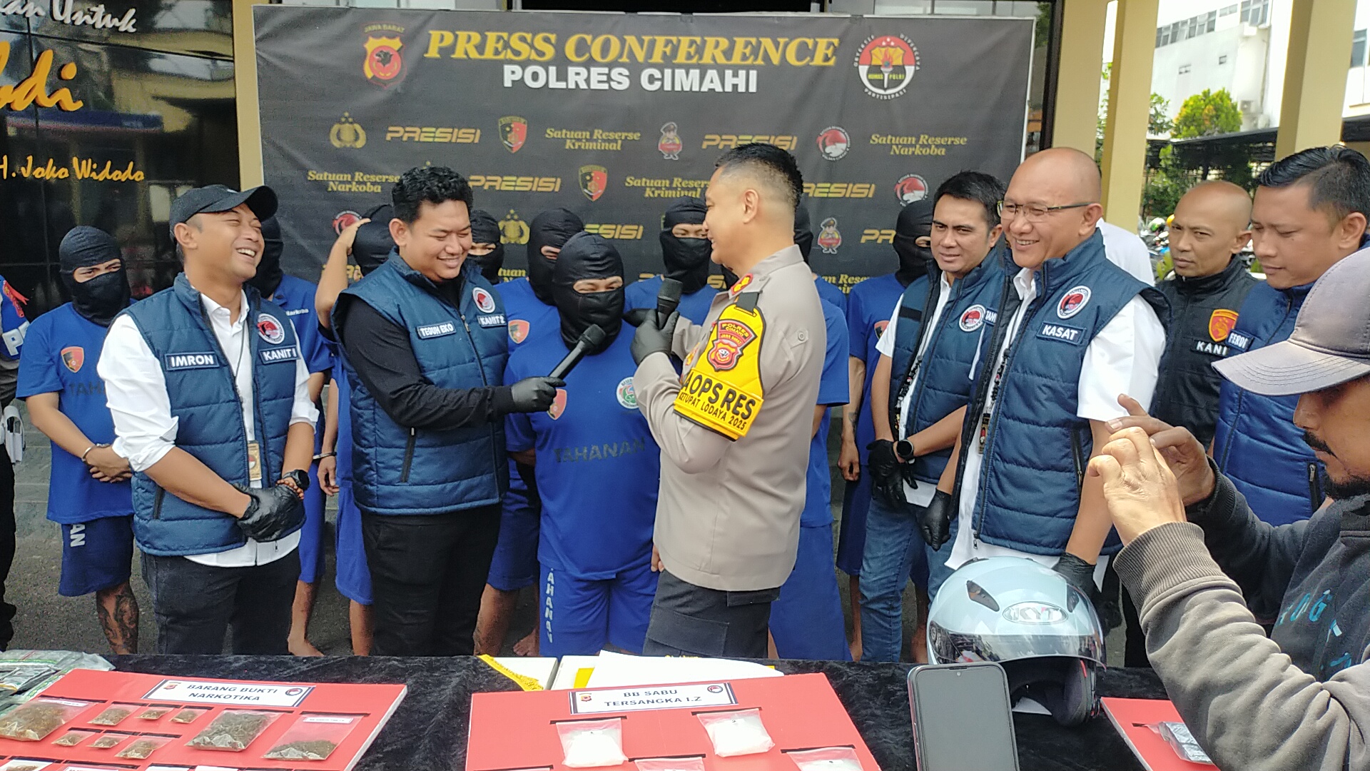 Polres Cimahi Bongkar Peredaran Narkoba Senilai Rp 5 Miliar Selama Ramadan