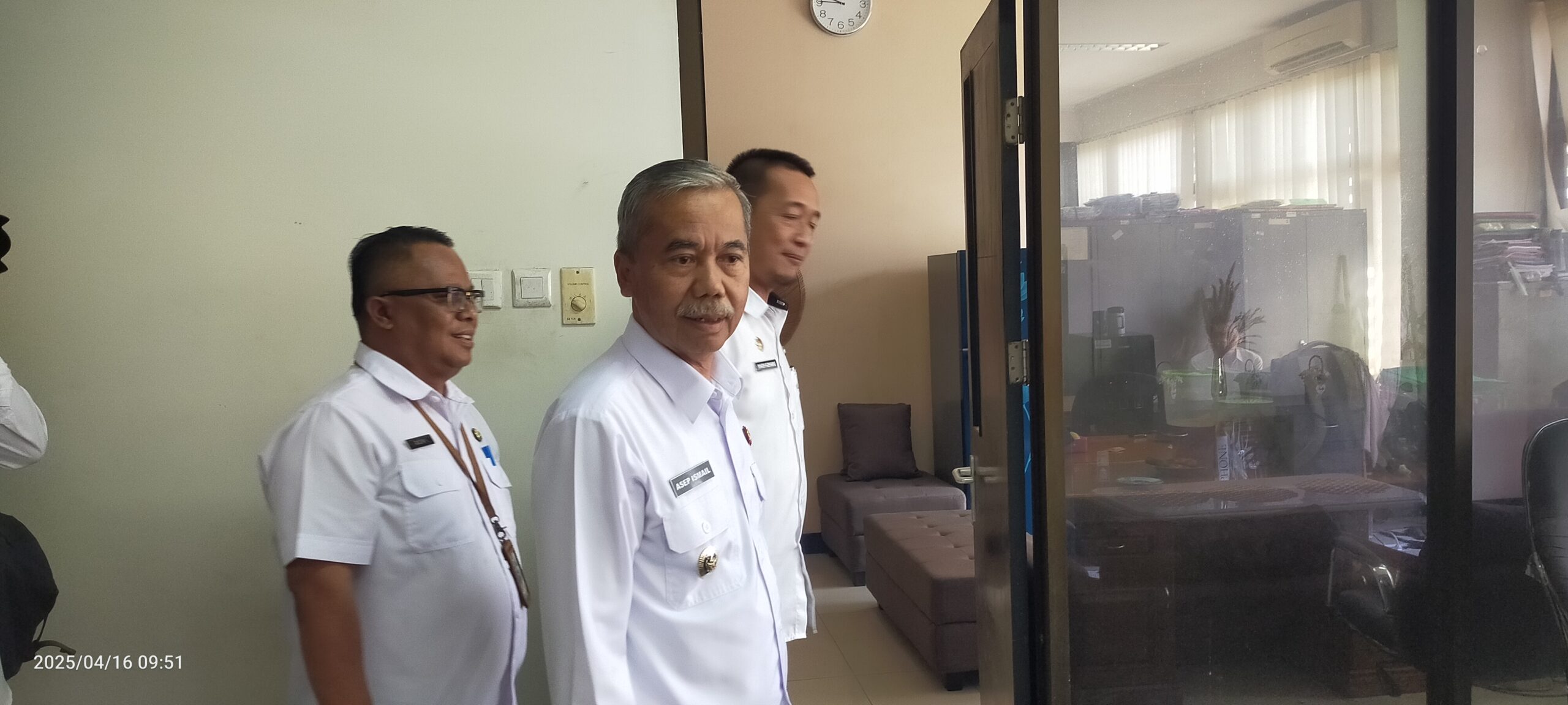 Wakil Bupati Bandung Barat Asep Ismail Sambut Kehadiran BPK di Inspektorat KBB