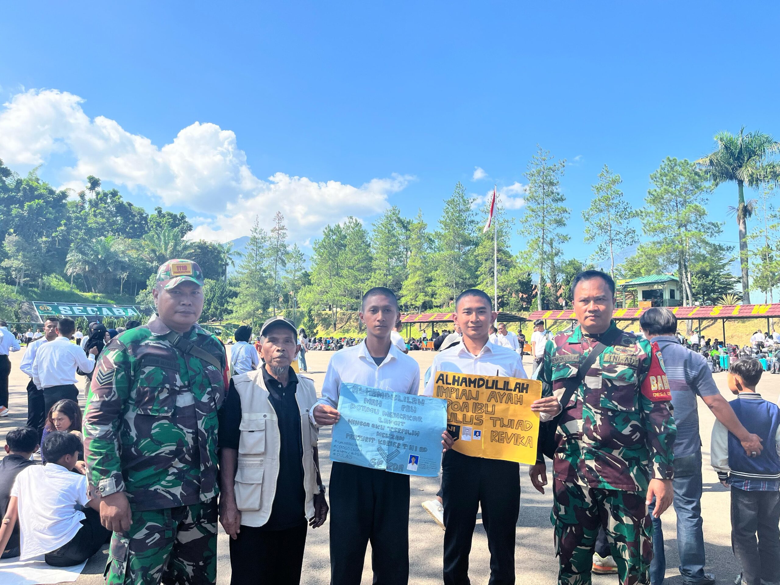 Dua Anak Korban Ledakan Munisi Diterima Jadi Prajurit TNI AD