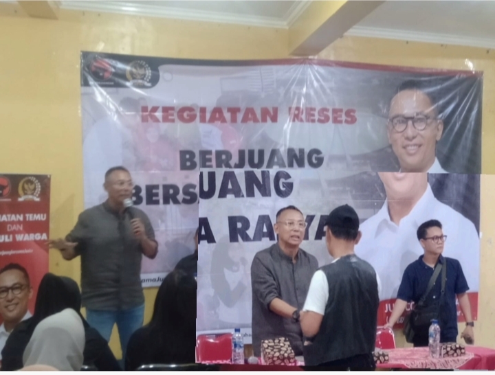 Setelah 14 Tahun Tak Bertemu, Junico Siahaan dan Ketua LSM PAKAR Bersua di Reses RW 06 Jatihandap