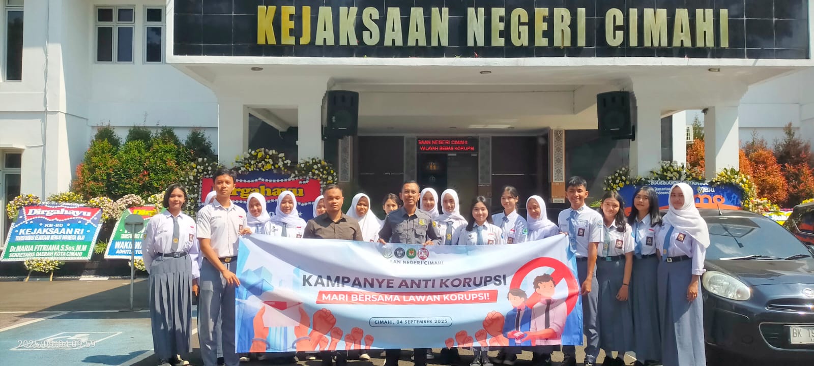 Kejari Cimahi Tanamkan Integritas Generasi Muda Lewat Kampanye Antikorupsi