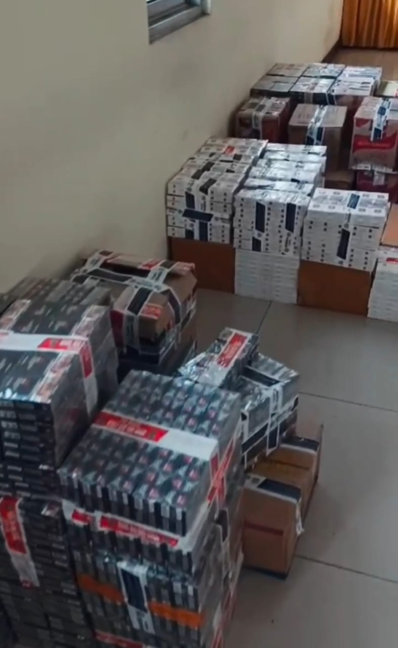 228 Ribu Batang Rokok Ilegal Disita di Pasar Tagog Padalarang
