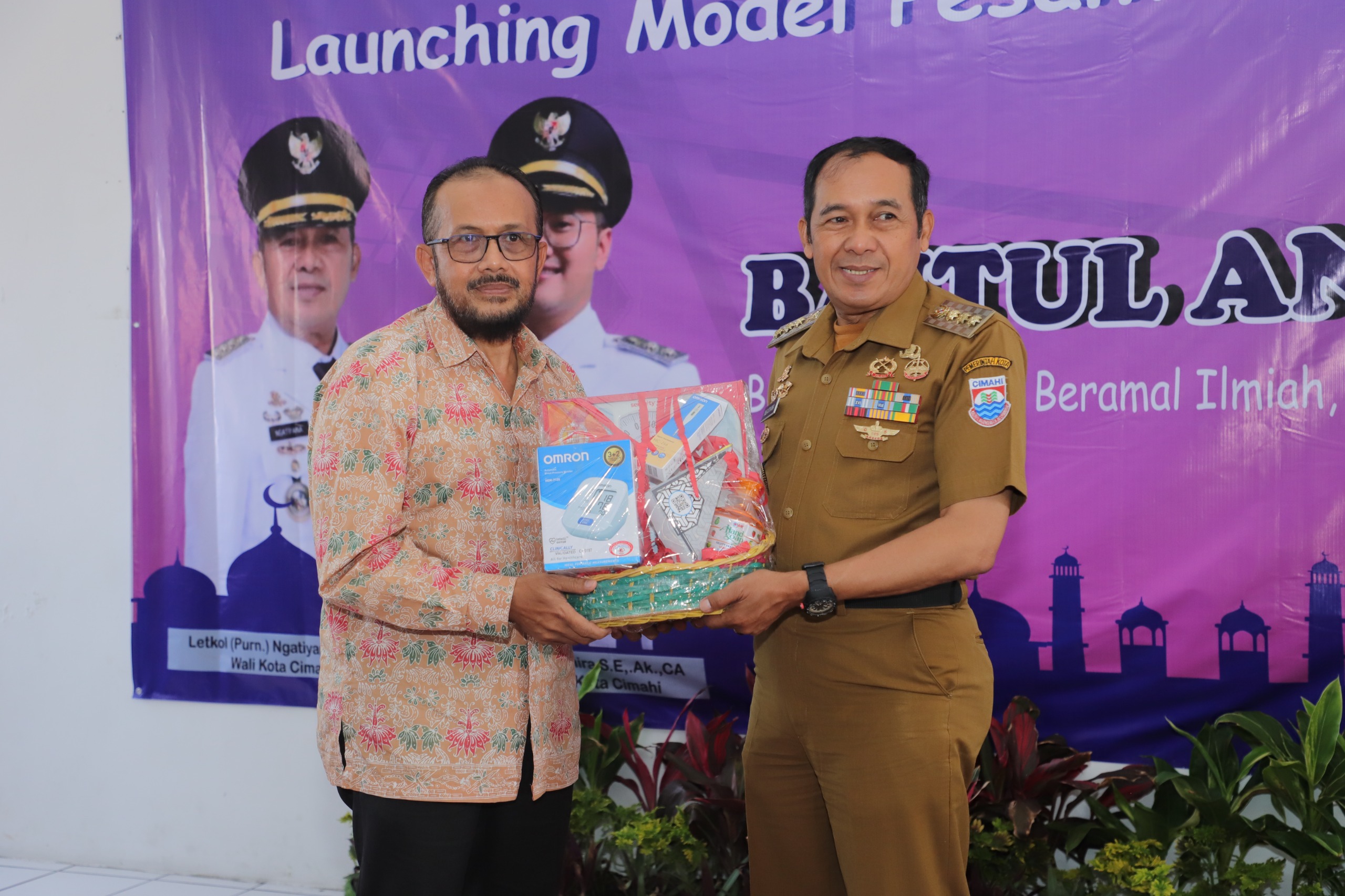 Poskestren Baitul Anshor Dideklarasikan, Cimahi Dorong Program Pesantren Sehat