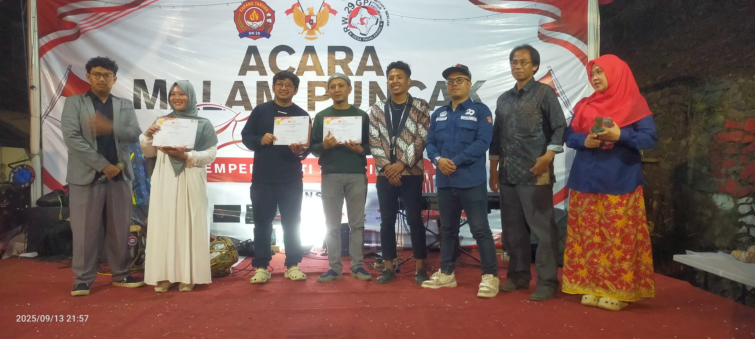 Meriah! Warga RW 29 Padalarang Rayakan HUT RI ke-80 dengan Semangat Kebersamaan