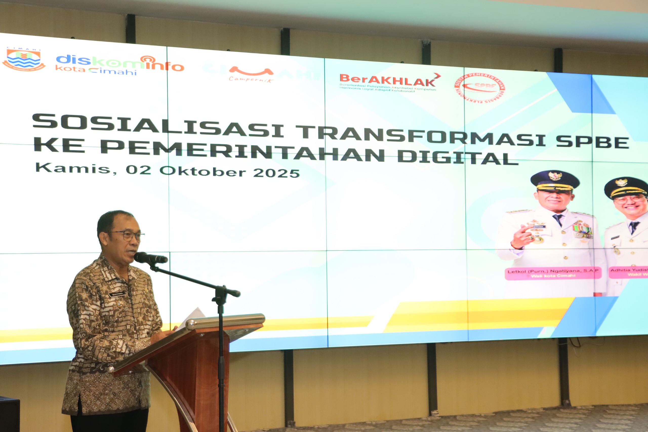 Cimahi Perkuat Transformasi Digital, Indeks SPBE Raih Peringkat Lima Terbaik Jabar