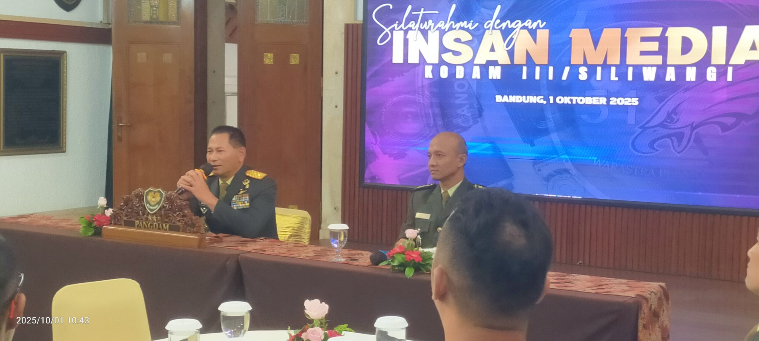 Pangdam III/Siliwangi Mayjen Kosasih Resmikan Lapang Hijau dan Tegaskan Komitmen Kebersamaan dengan Wartawan