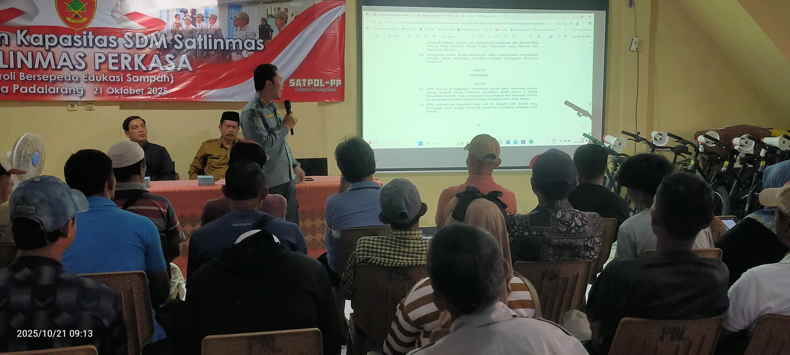 Satpol PP Jabar Bentuk Satlinmas ‘Perkasa’ Bersepeda Edukasi, Tegakkan Perda Sampah Tanpa Toleransi