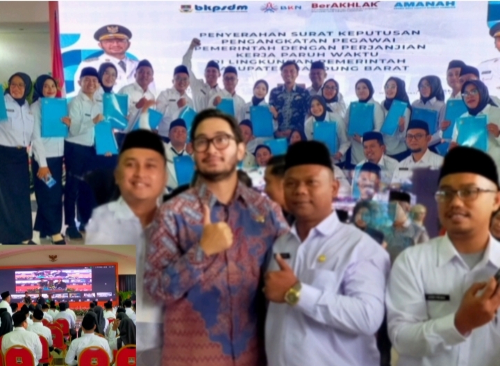 Pemkab Bandung Barat Serahkan SK PPPK Paruh Waktu ke 5.812 Peserta
