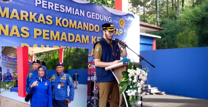 Bupati Jeje Resmikan Mako Damkar KBB Perkuat Layanan Publik
