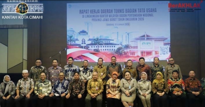 BPN Cimahi Ikuti Rakerda Teknis Tata Usaha