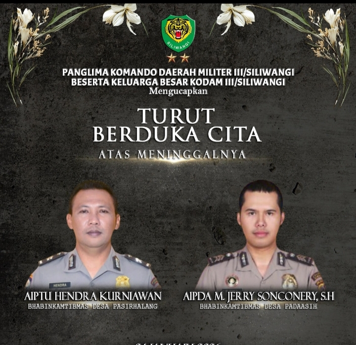 Pangdam Siliwangi Sampaikan Duka Kecelakaan Maut TNI-Polri Cisarua