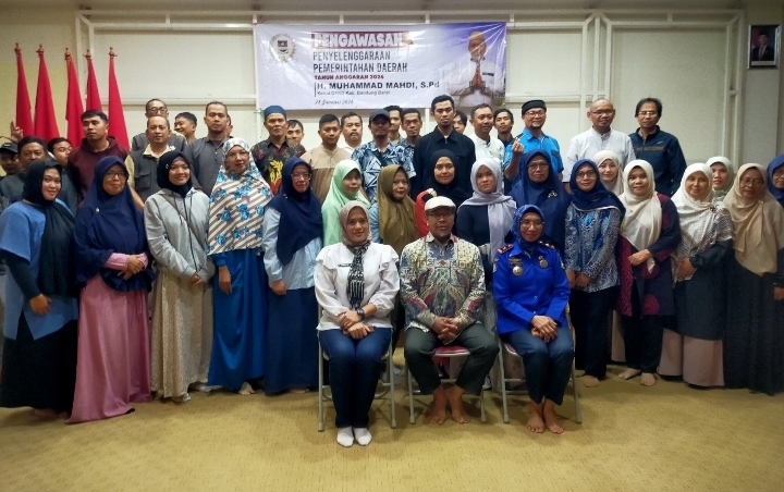 Muhammad Mahdi Ketua DPRD KBB Sosialisasikan P3D Bersama Damkar Tahun 2026