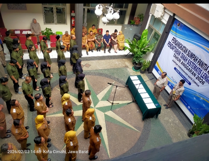 Panitia PTSL 2026 Dilantik, BPN Cimahi Pastikan Sertifikasi Tanah Gratis