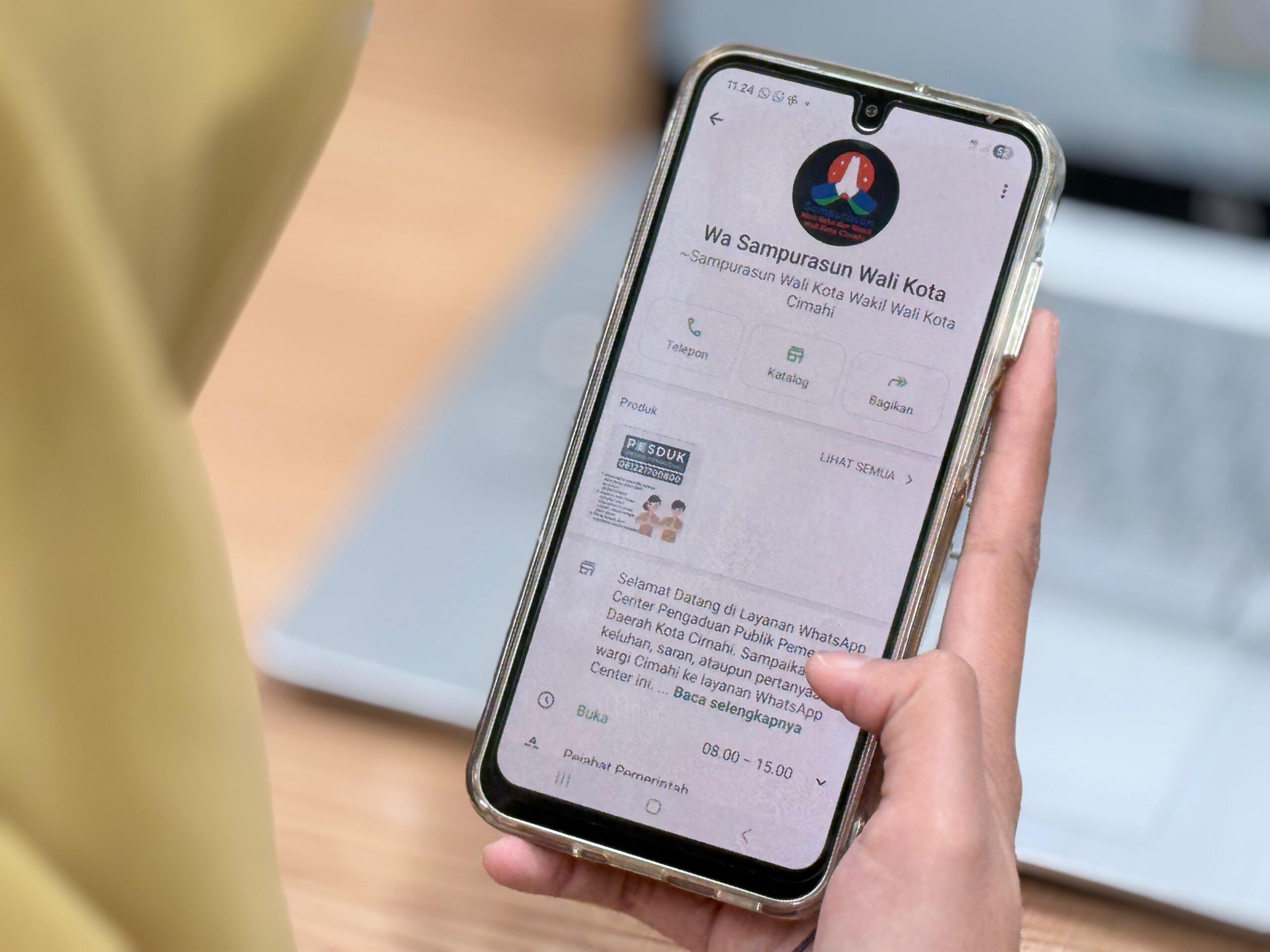 Pemkot Cimahi Hadirkan WA Sampurasun, Layanan Pengaduan Warga Terintegrasi dalam Sistem WA Mantap